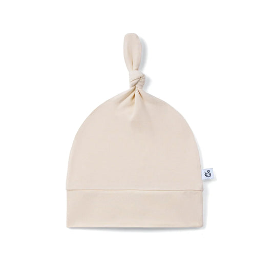 Baby Knotted Cap in Sand